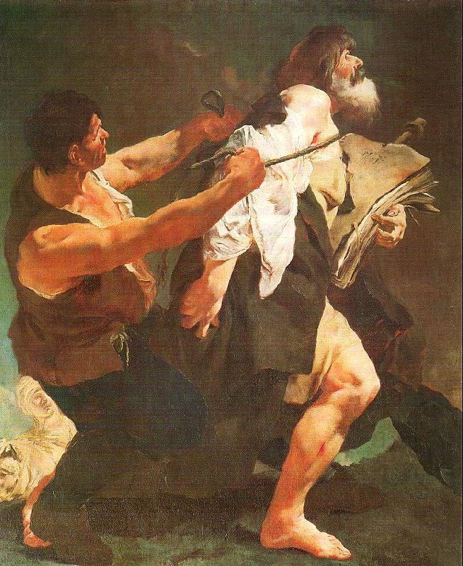PIAZZETTA, Giovanni Battista St. James Led to Martyrdom France oil painting art